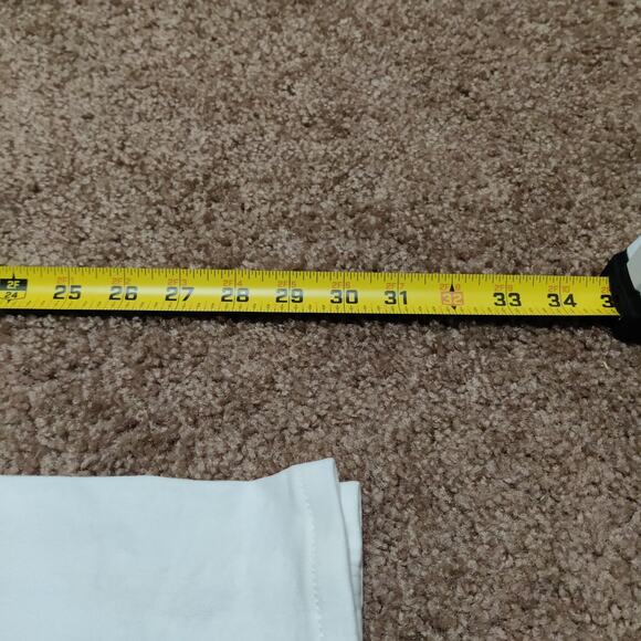 Earl Jeans Womens 12 ( 31 x 30 ) White Embroidered Flap Pockets Slim Boot New - Picture 11 of 12